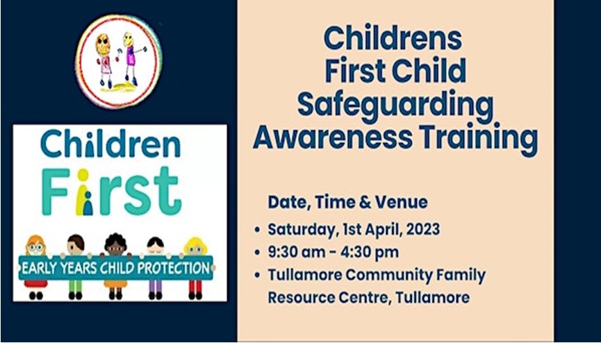 Children first 1st April change of venue
