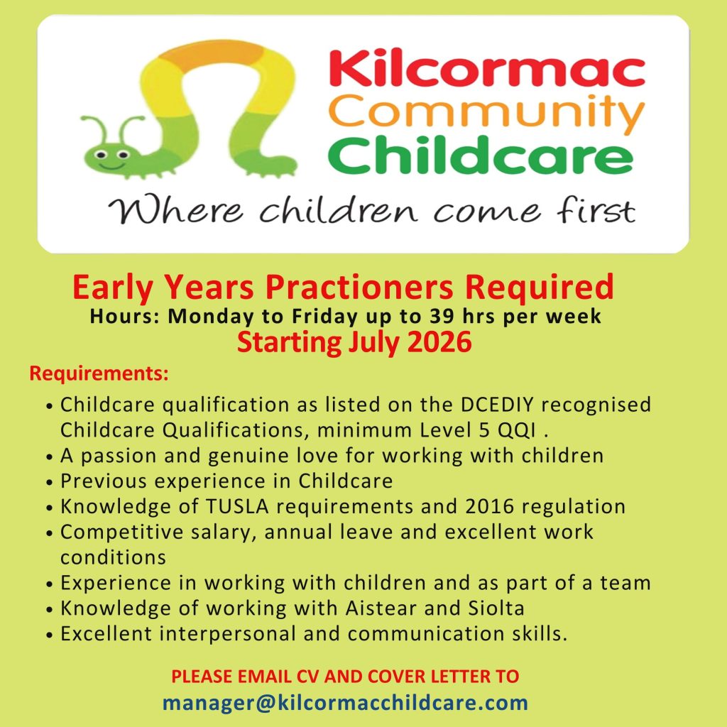 kilcormac cc job advert (logo)