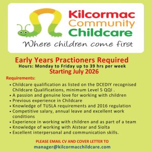 kilcormac cc job advert (logo)
