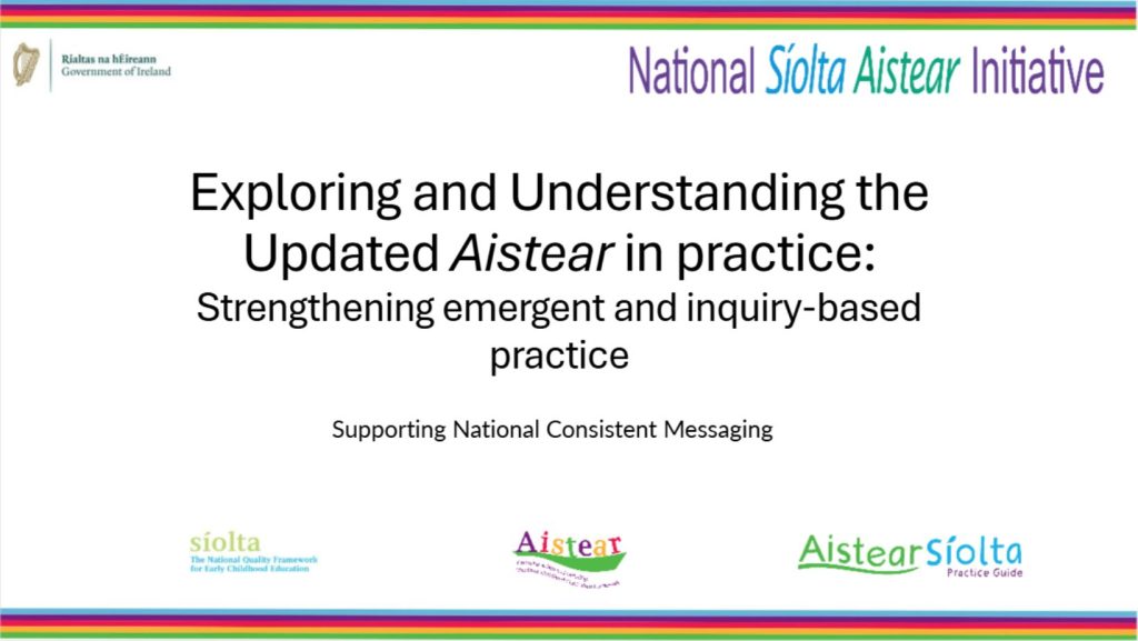 29 07 2026 events aistear strengthening emergent and inquiry based practice