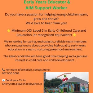 29 07 2026 job advert cherrytots a4