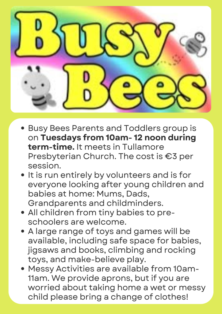 busy bees p&t poster jan 2026