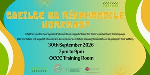28 08 2026 gaeilge sa réamhscoile workshop website