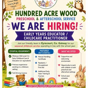 job advert 100 acre wood